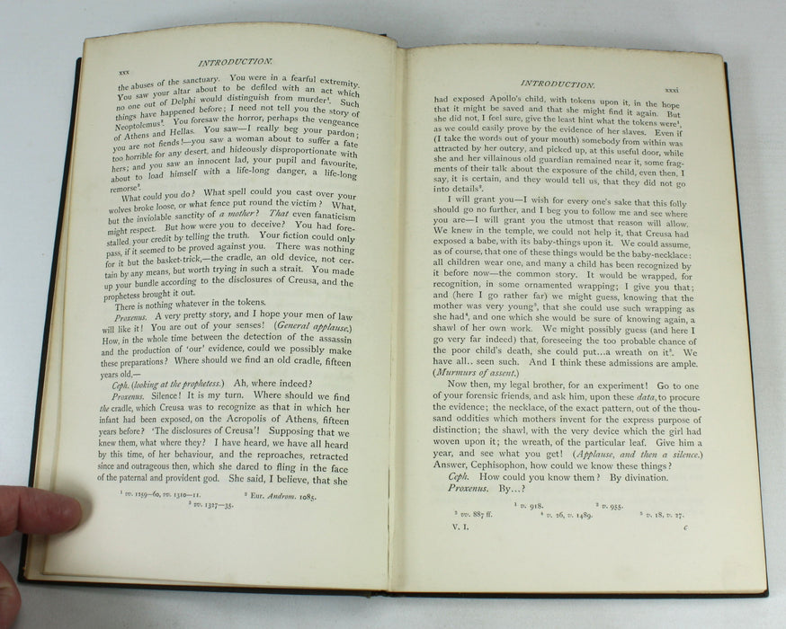 The Ion of Euripides, with a Translation into English Verse, A.W. Verrall, 1890