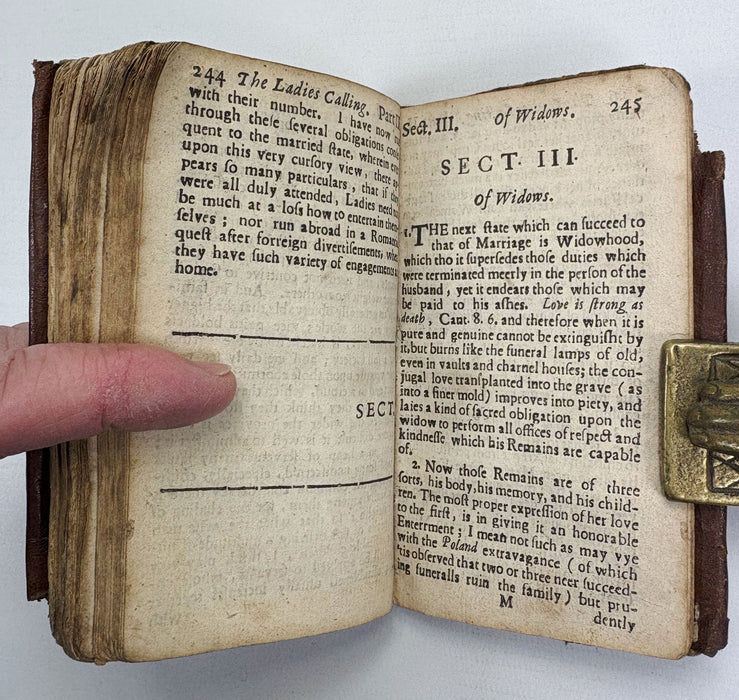 The Ladies Calling, anon, but attributed to Richard Allestree, first Scottish edition, 1675 Edinburgh printing by James Glen