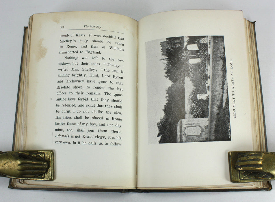 The Last Days of Percy Bysshe Shelley; New Details from Unpublished Documents, by Dr. Guido Biagi, 1898