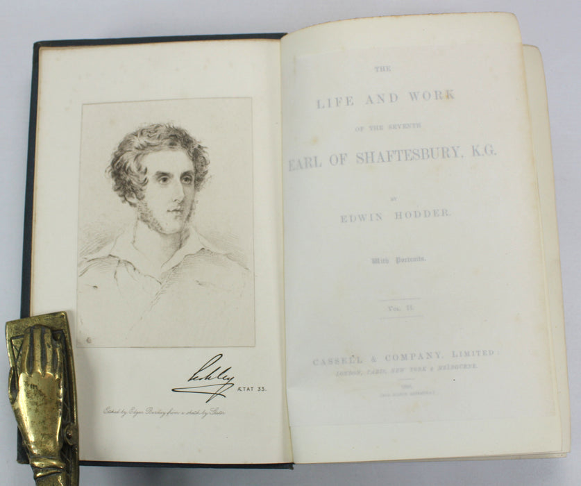 The Life and Work of the Seventh Earl of Shaftesbury, K.G., Edwin Hodder, 3 Volume set, 1886