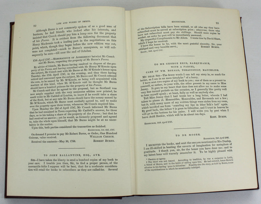 The Life and Works of Robert Burns; edited by Robert Chambers, Revised by William Wallace, 1896