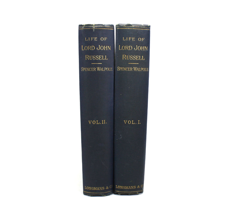 The Life of Lord John Russell, Spencer Walpole, 1889. From the Library of Winston Churchill & Randolph S. Churchill