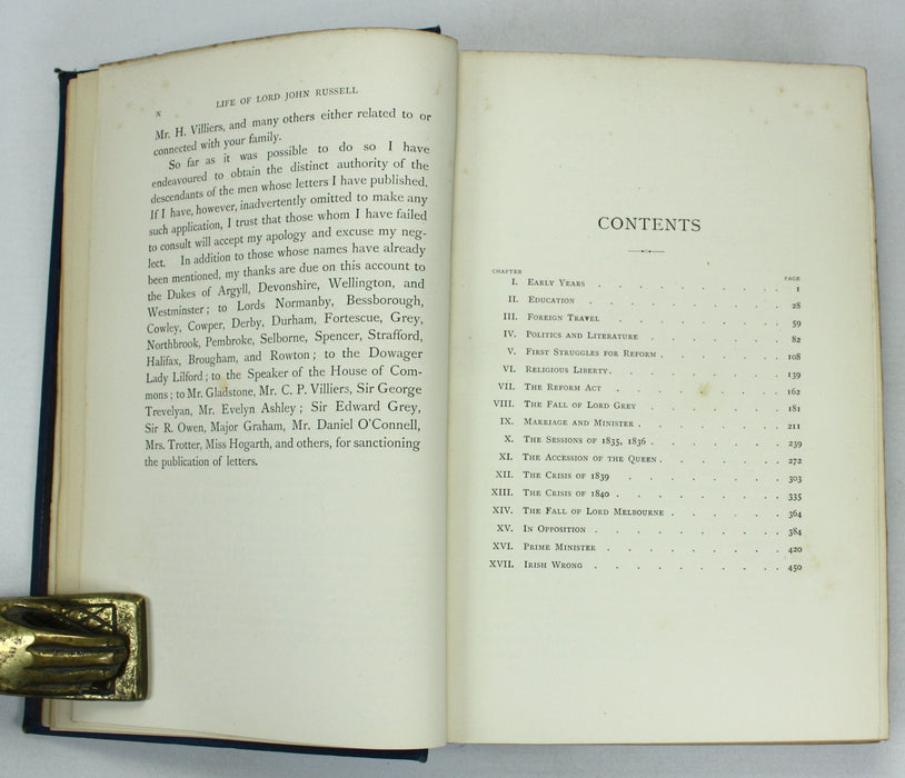 The Life of Lord John Russell, Spencer Walpole, 1889. From the Library of Winston Churchill & Randolph S. Churchill