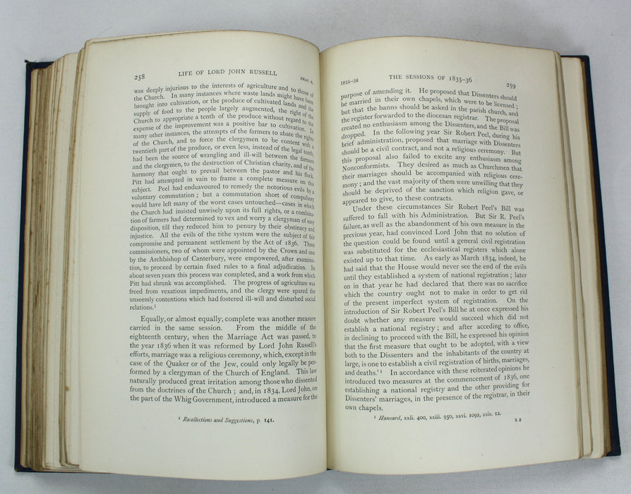 The Life of Lord John Russell, Spencer Walpole, 1889. From the Library of Winston Churchill & Randolph S. Churchill