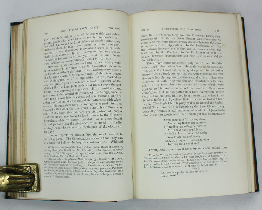 The Life of Lord John Russell, Spencer Walpole, 1889. From the Library of Winston Churchill & Randolph S. Churchill