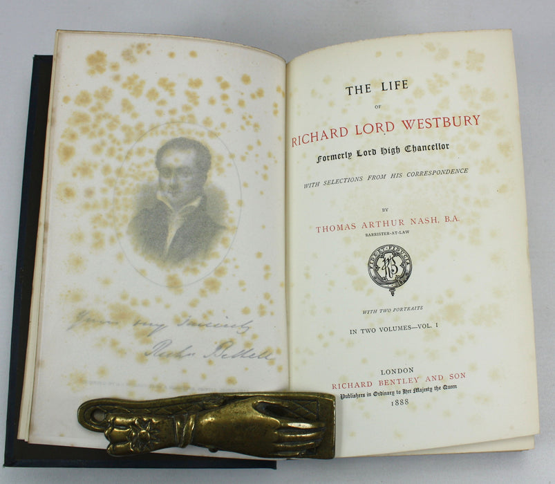 The Life of Richard Lord Westbury, formerly Lord High Chancellor, Thomas Arthur Nash, 1888