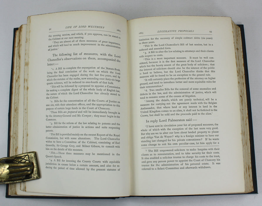 The Life of Richard Lord Westbury, formerly Lord High Chancellor, Thomas Arthur Nash, 1888