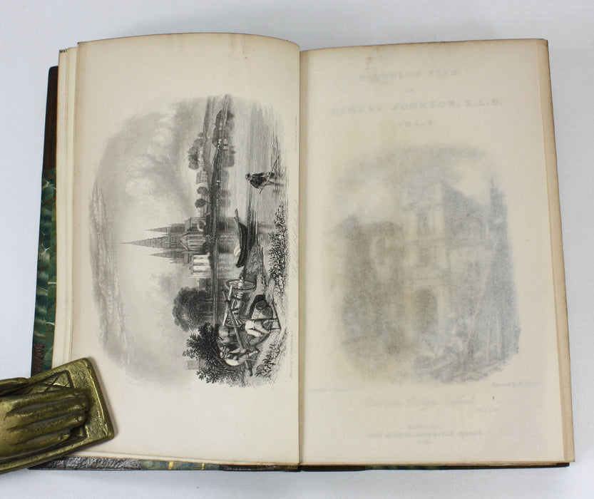 The Life of Samuel Johnson, LL.D., Including A Journal of His Tour to the Hebrides, James Boswell, 1835, 10 Volume Set complete