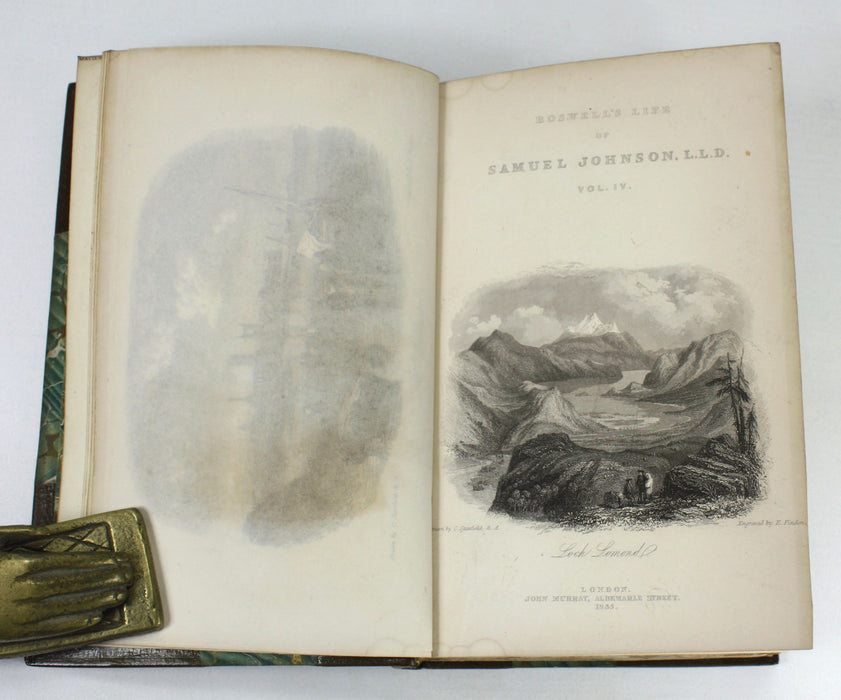 The Life of Samuel Johnson, LL.D., Including A Journal of His Tour to the Hebrides, James Boswell, 1835, 10 Volume Set complete