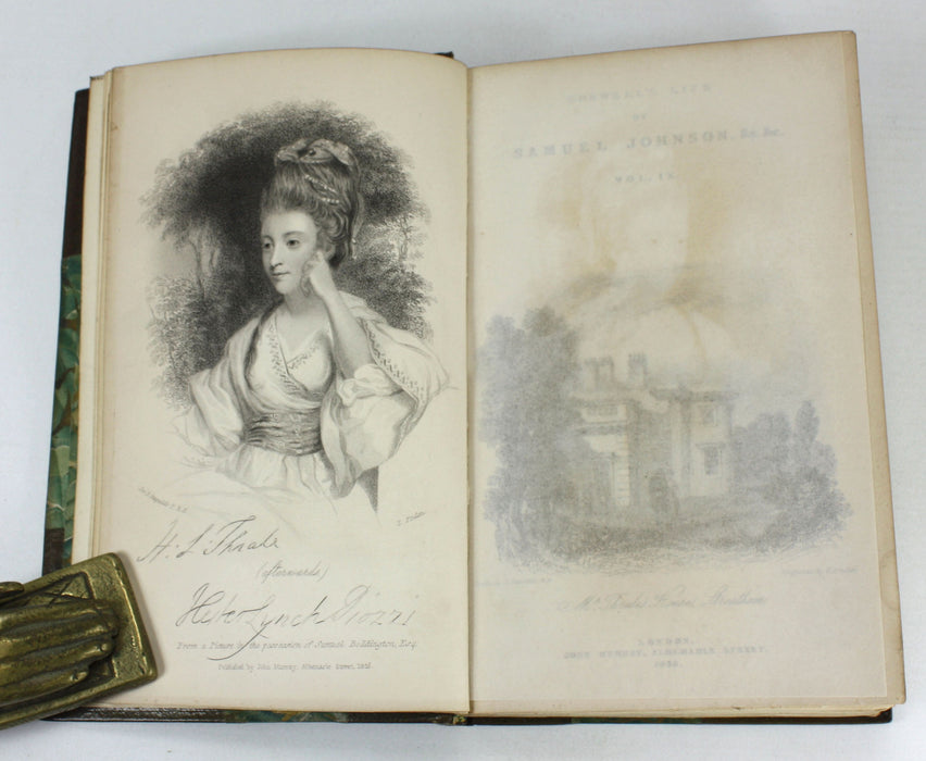 The Life of Samuel Johnson, LL.D., Including A Journal of His Tour to the Hebrides, James Boswell, 1835, 10 Volume Set complete