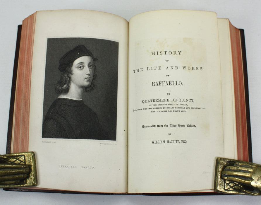 The Lives and Works of Michael Angelo and Raphael, R. Duppa and Quatremere De Quincy, 1872