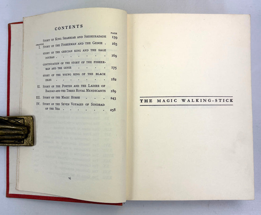 The Magic Walking-Stick, by John Buchan, and Stories From The Arabian Nights, Frances Jenkins Olcott, c. 1934