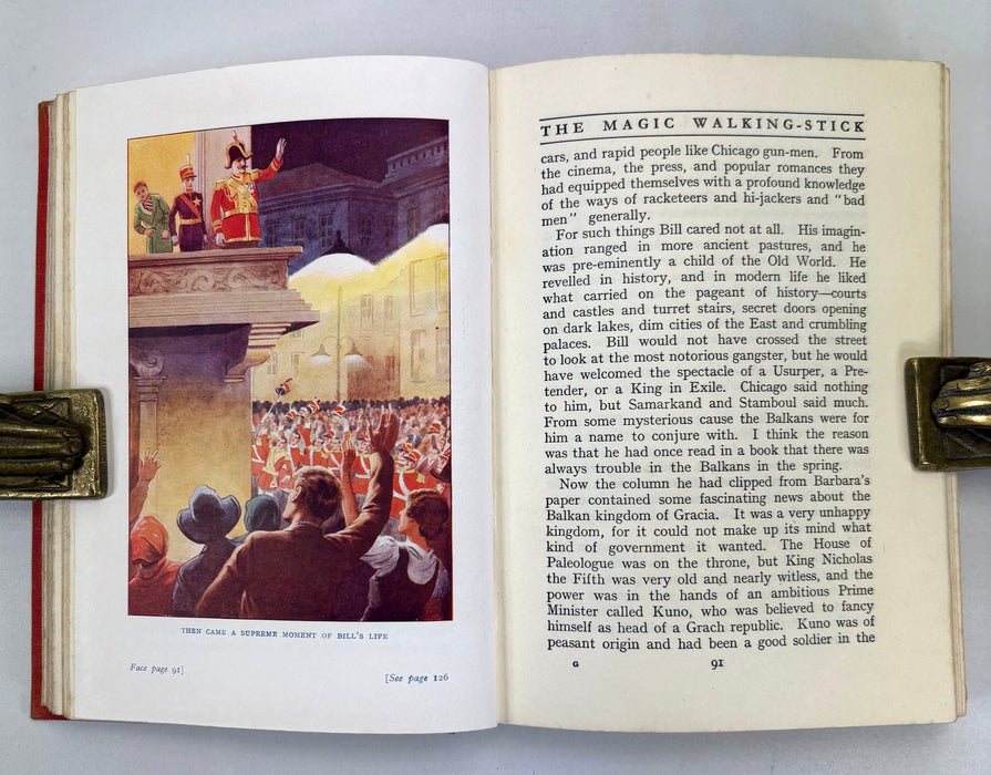 The Magic Walking-Stick, by John Buchan, and Stories From The Arabian Nights, Frances Jenkins Olcott, c. 1934