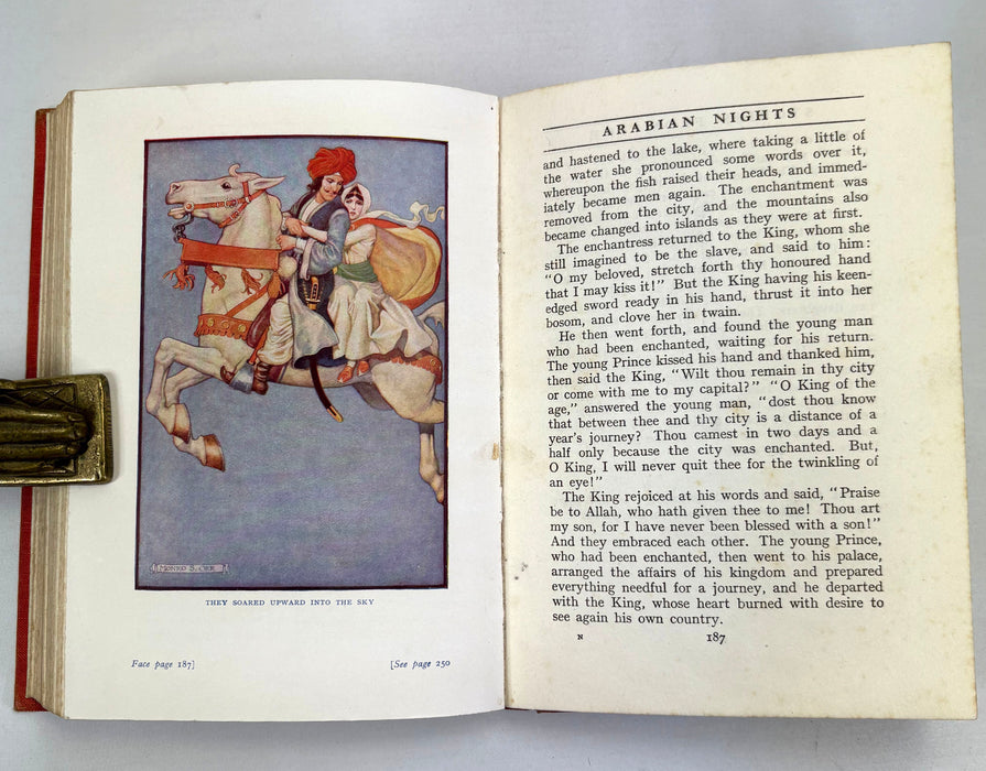 The Magic Walking-Stick, by John Buchan, and Stories From The Arabian Nights, Frances Jenkins Olcott, c. 1934