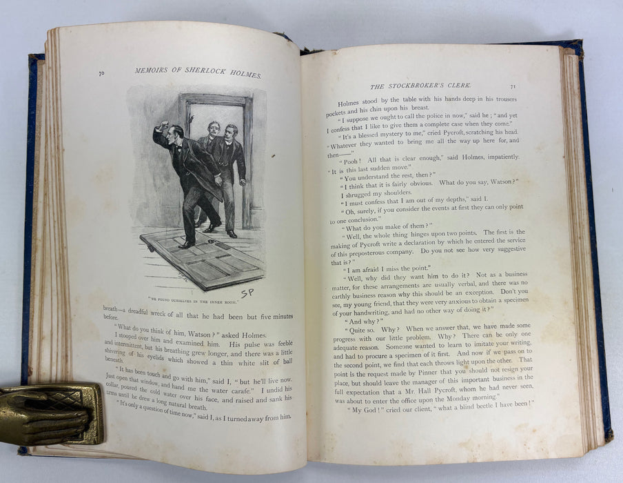 The Memoirs of Sherlock Holmes, Arthur Conan Doyle, 1894 first edition