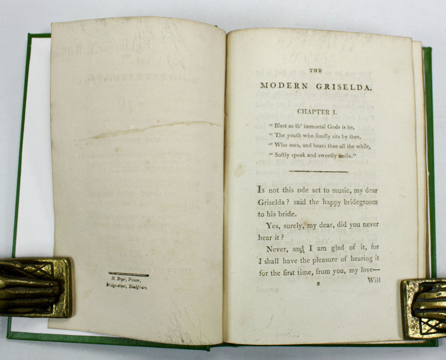 The Modern Griselda. A Tale by Miss Edgeworth, 1805
