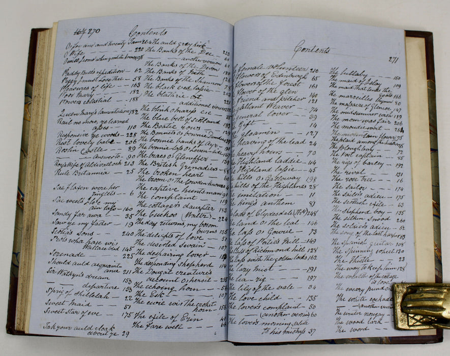 The Musical Cyclopedia, Being A Collection of English, Scottish, and Irish Songs; with Appropriate Music, James Wilson, 1834. With unique hand-drawn restoration.