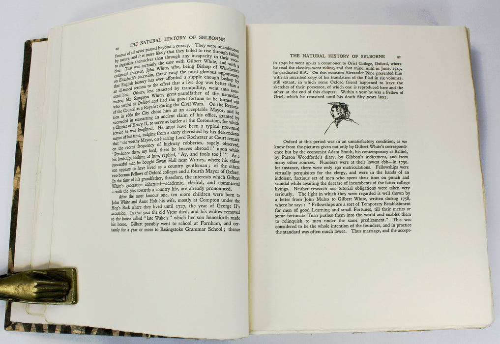 The Natural History of Selborne, Gilbert White, Illustrated by Eric Dalglish, Thornton Butterworth, numbered limited edition with extra signed plate, 1929