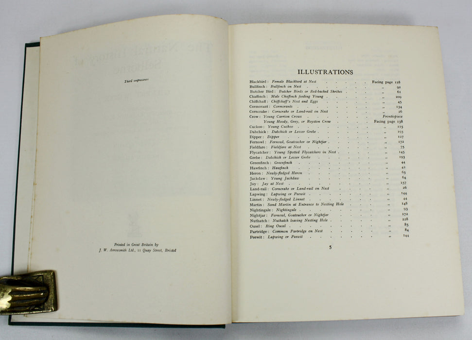 The Natural History of Selborne, Gilbert White, With Notes by Richard Kearton and 85 Photographs, Arrowsmith, 1924