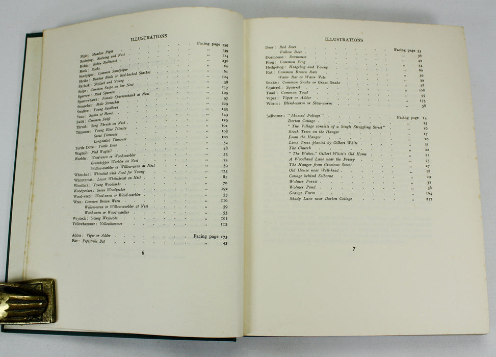 The Natural History of Selborne, Gilbert White, With Notes by Richard Kearton and 85 Photographs, Arrowsmith, 1924