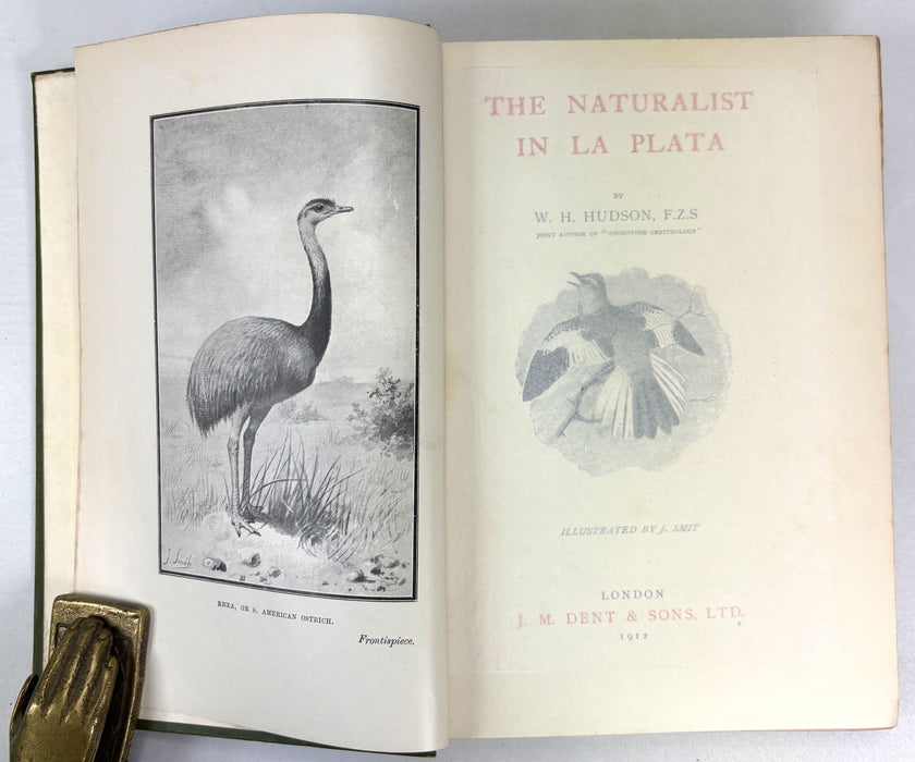 The Naturalist in La Plata, W. H. Hudson, 1912