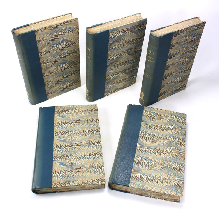 The Novels of Henry Fielding, 5 Volume set, complete, Routledge, 1884, Numbered limited edition