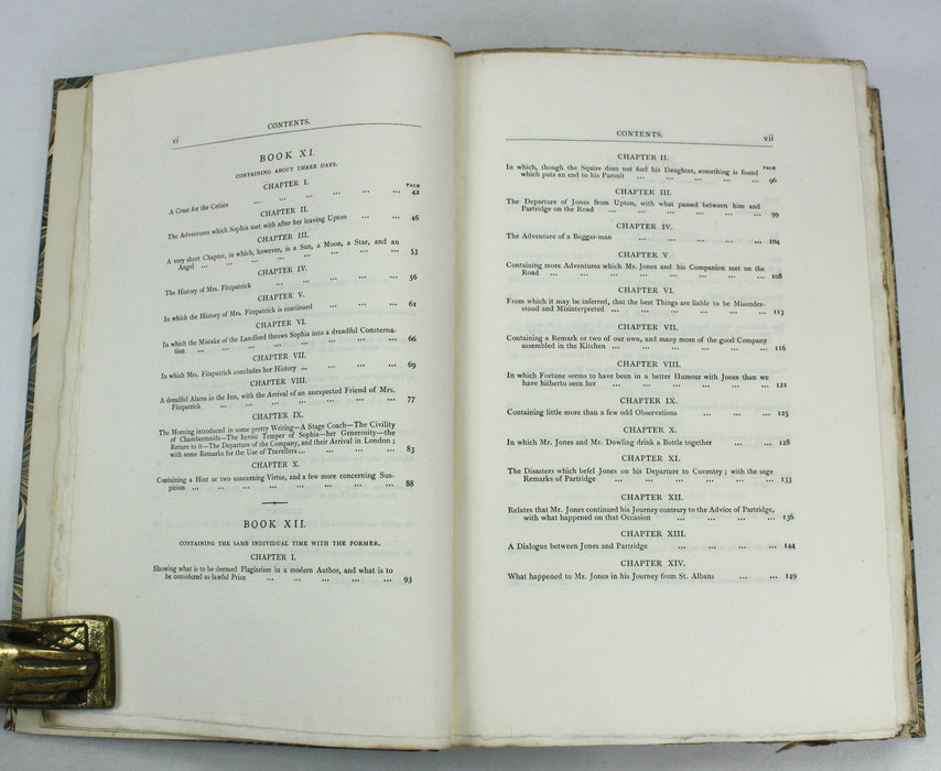 The Novels of Henry Fielding, 5 Volume set, complete, Routledge, 1884, Numbered limited edition