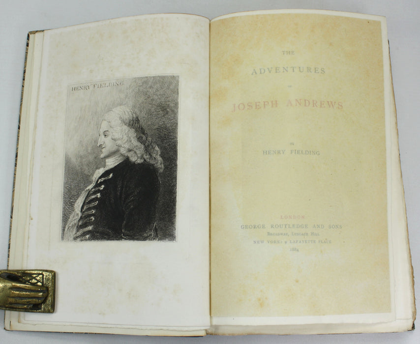 The Novels of Henry Fielding, 5 Volume set, complete, Routledge, 1884, Numbered limited edition