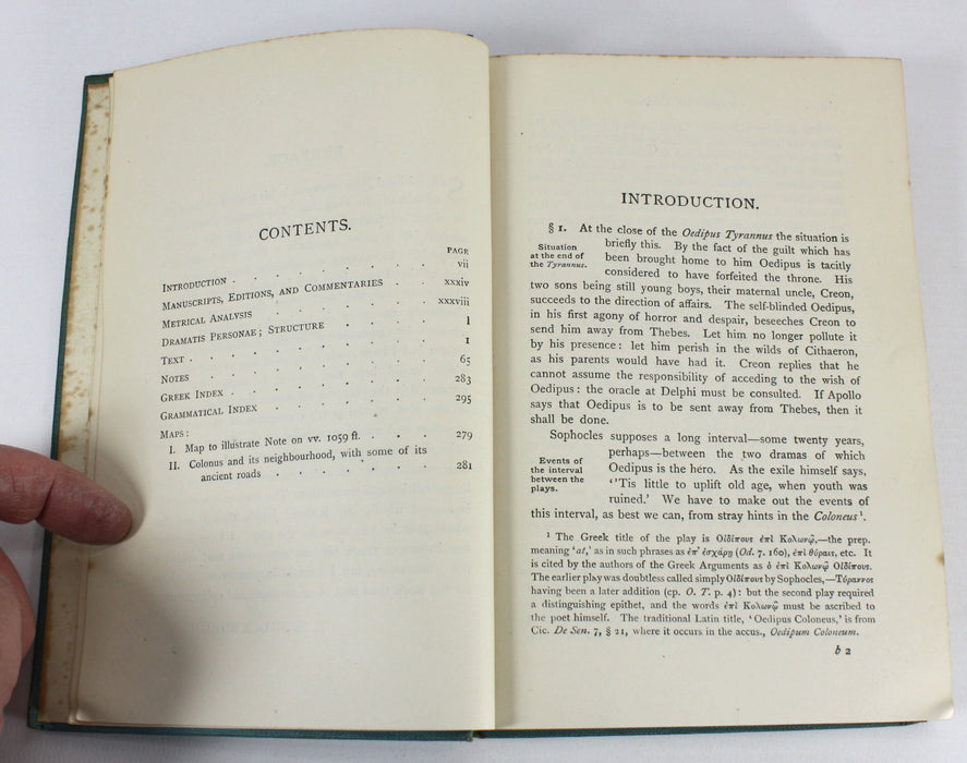 The Oedipus Coloneus of Sophocles, E.S. Shuckburgh, 1913