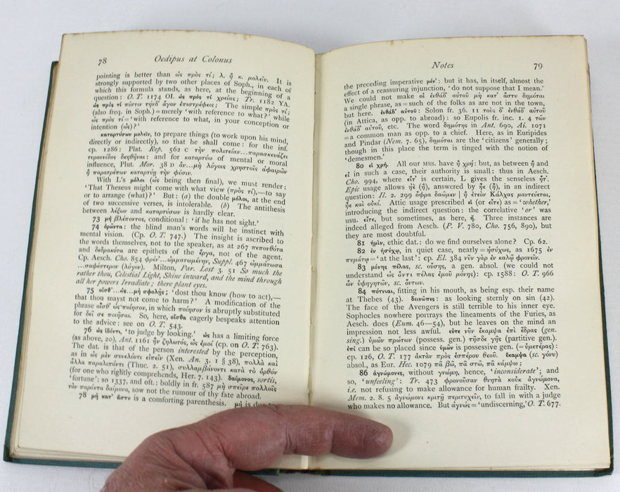 The Oedipus Coloneus of Sophocles, E.S. Shuckburgh, 1913