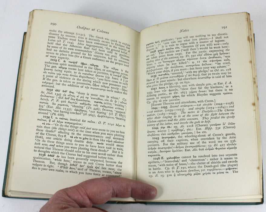 The Oedipus Coloneus of Sophocles, E.S. Shuckburgh, 1913