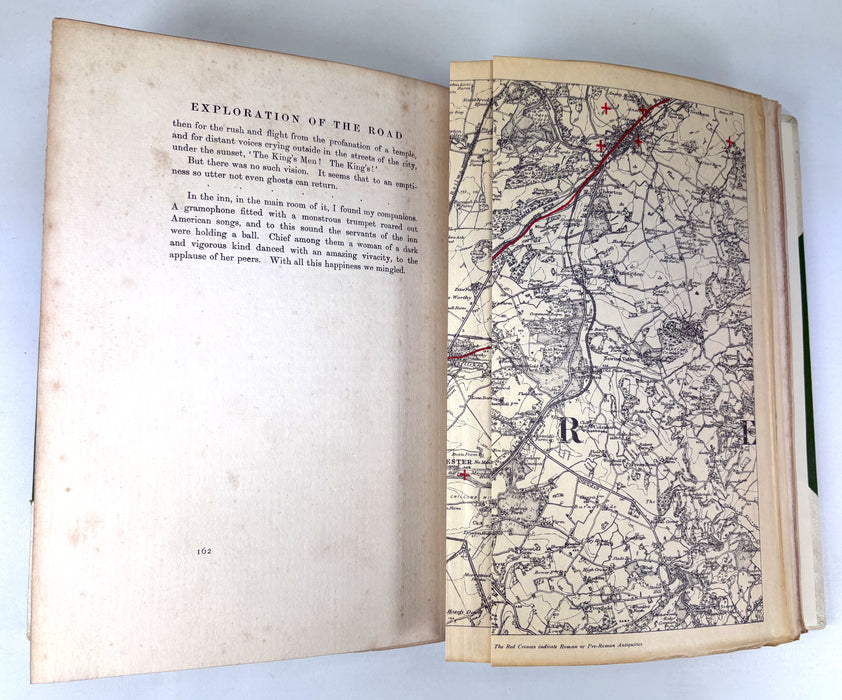 The Old Road, by H. Belloc, with Illustrations by William Hyde, Constable 1904, in custom Vellum binding