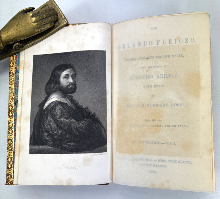 The Orlando Furioso, Translated into English Verse, from the Italian of Ludovico Ariosto, with Notes by William Stewart Rose, 1880