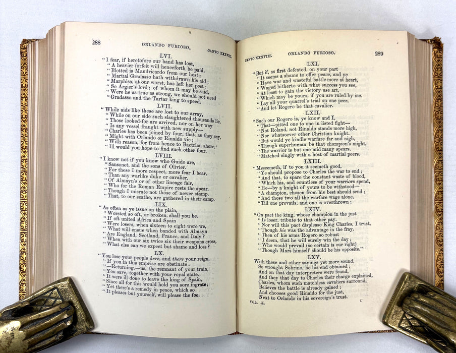 The Orlando Furioso, Translated into English Verse, from the Italian of Ludovico Ariosto, with Notes by William Stewart Rose, 1880