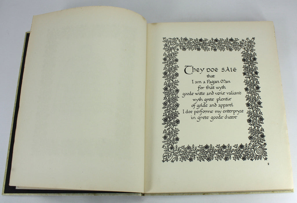 The Pagan Man Wonne to Godde and To Theyr Companie By the Ayde of The Aungels and Sayntes, Rev. Arthur Tooth, Private Printing, c. 1920