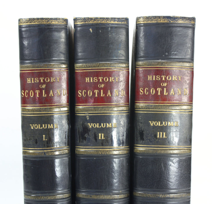 The Pictorial History of Scotland, A.D. 79 - 1746, James Taylor, 3 book complete set