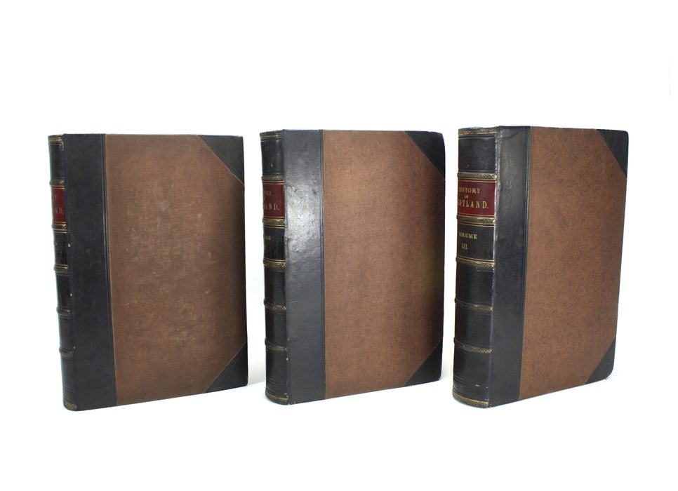 The Pictorial History of Scotland, A.D. 79 - 1746, James Taylor, 3 book complete set