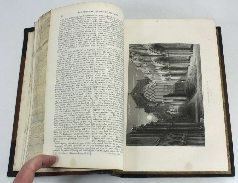 The Pictorial History of Scotland, A.D. 79 - 1746, James Taylor, 3 book complete set