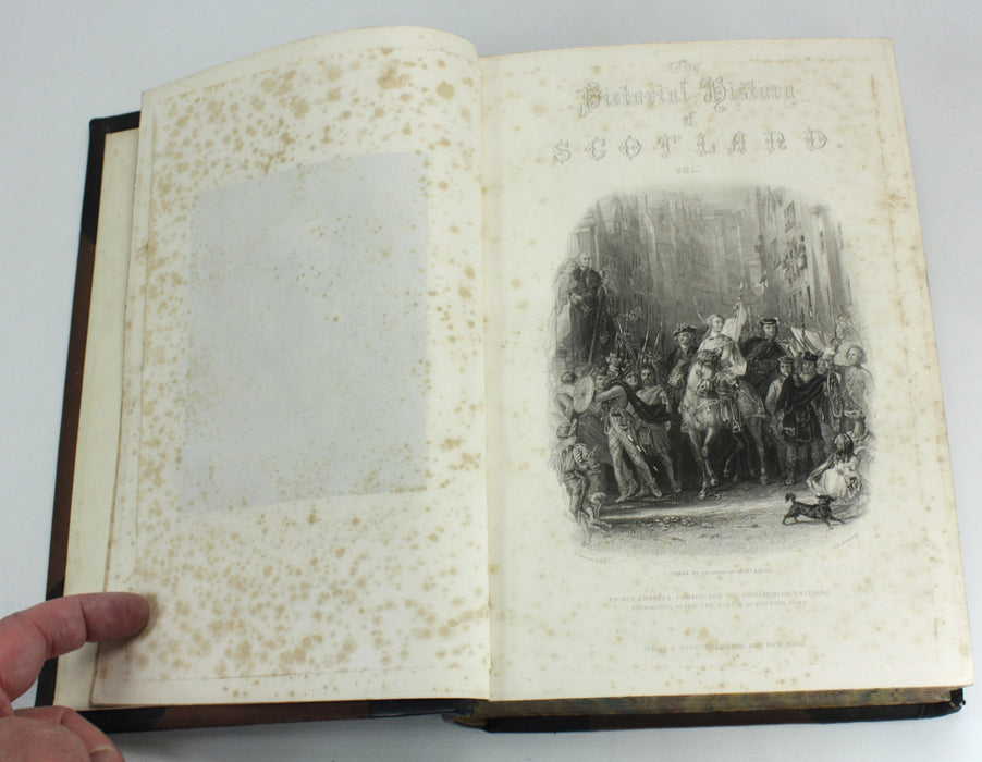 The Pictorial History of Scotland, A.D. 79 - 1746, James Taylor, 3 book complete set