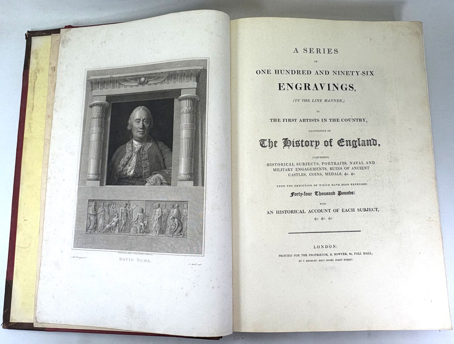 The Plates from the large folio edition of The History of England, by David Hume, printed by R. Bowyer; A Series of One Hundred and Ninety-six Engravings, (in the Line Manner) by the First Artists in the Country, 1812