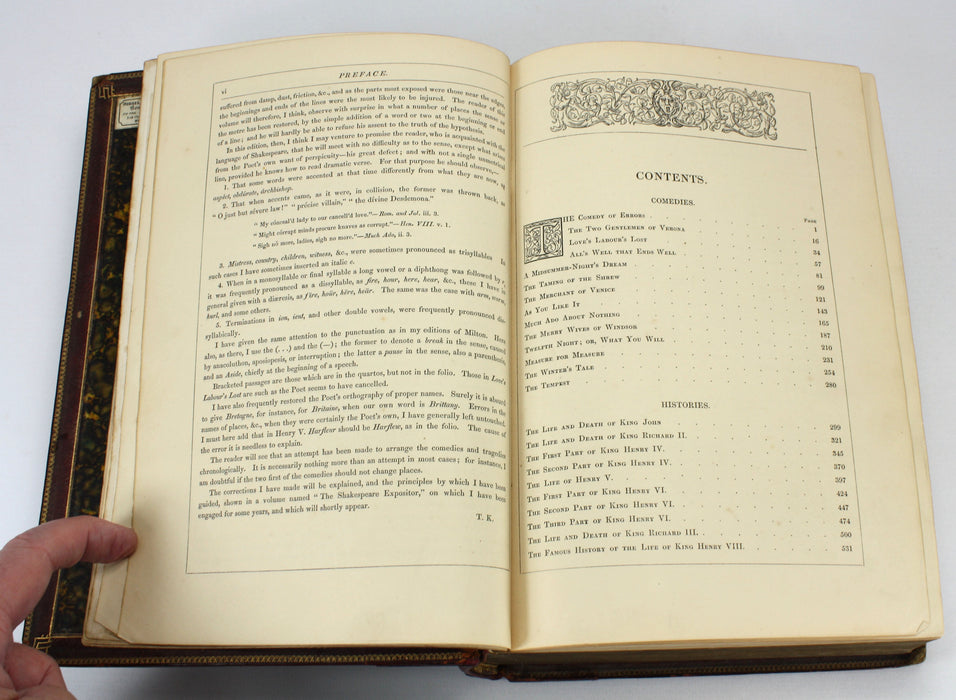 The Plays and Poems of William Shakespeare, 1865, edited by Thomas Keightley