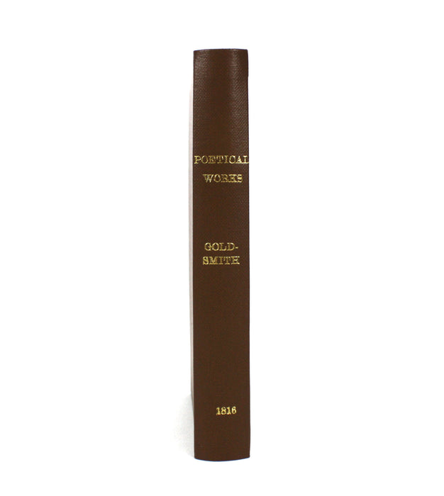 The Poetical Works, Complete, of Oliver Goldsmith, M.B., with Some Account of His Literature, Sherwood, Neely, and Jones, 1816