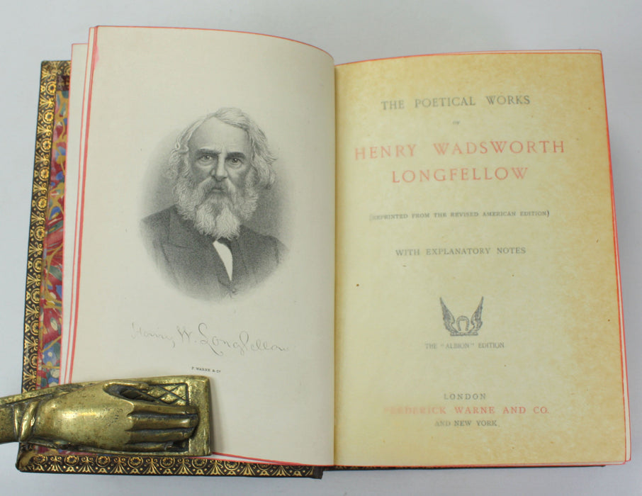 The Poetical Works of Henry Wadsworth Longfellow, The Albion Edition, Frederick Warne and Co, c. 1895