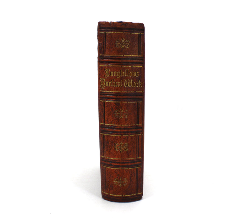 The Poetical Works of Henry Wadsworth Longfellow, William P. Nimmo edition, c. 1860, With inset Ivorine cover panel