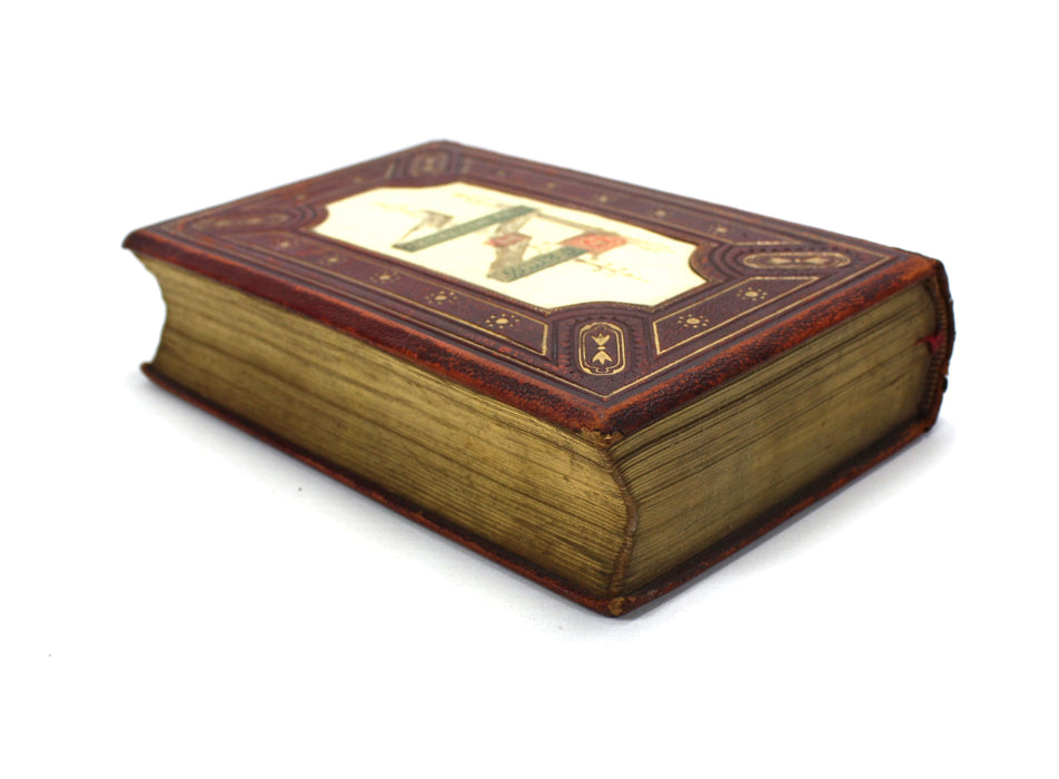 The Poetical Works of Henry Wadsworth Longfellow, William P. Nimmo edition, c. 1860, With inset Ivorine cover panel