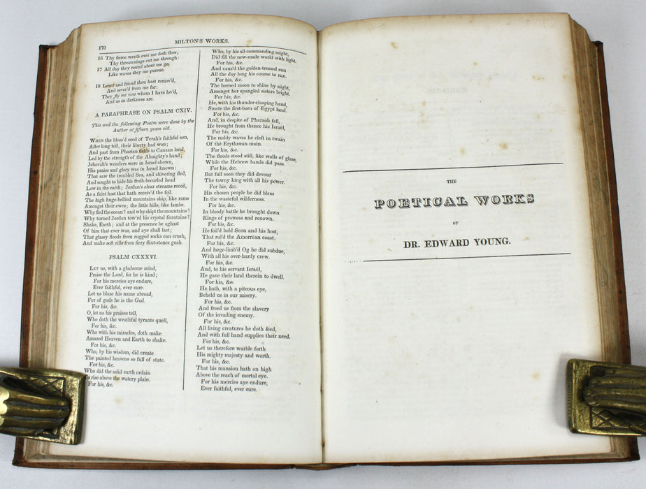 The Poetical Works of Milton, Young, Gray, Beattie, and Collins, Philadelphia 1831