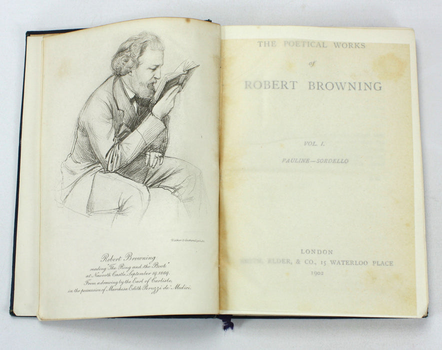 The Poetical Works of Robert Browning, 8 Book set, 1902, Smith, Elder, & Co