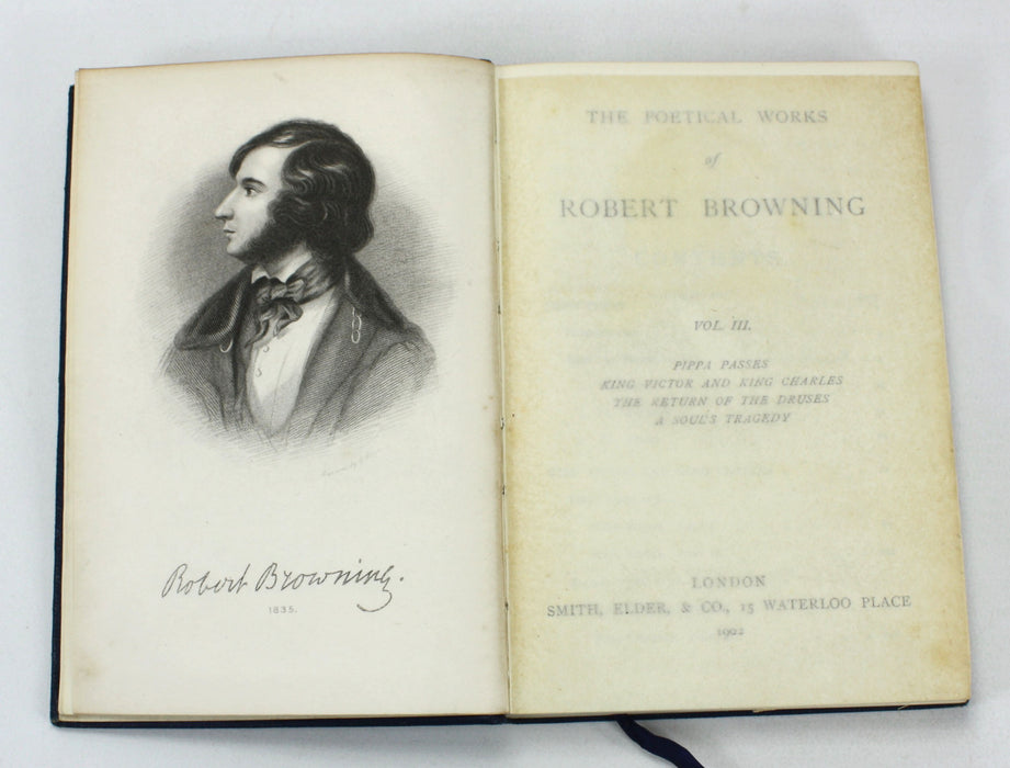 The Poetical Works of Robert Browning, 8 Book set, 1902, Smith, Elder, & Co
