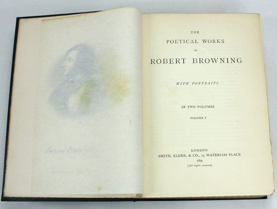 The Poetical Works of Robert Browning, In Two Volumes, Smith, Elder, & Co., 1897