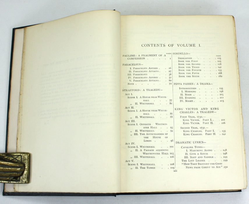 The Poetical Works of Robert Browning, In Two Volumes, Smith, Elder, & Co., 1897